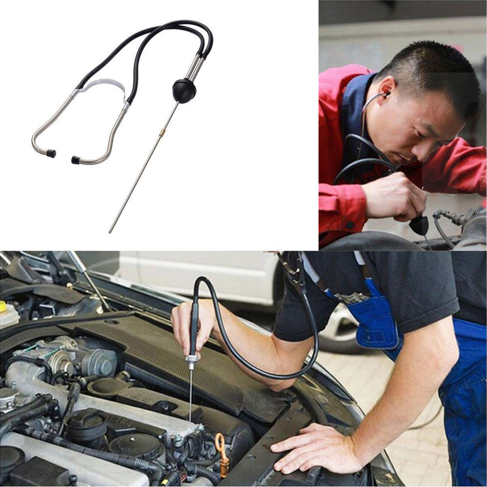 Cylinder stethoscope Mechanics Stethoscope Car Engine Block Diagnostic Automotive Hearing Tools Stethoscope Car Engine Block