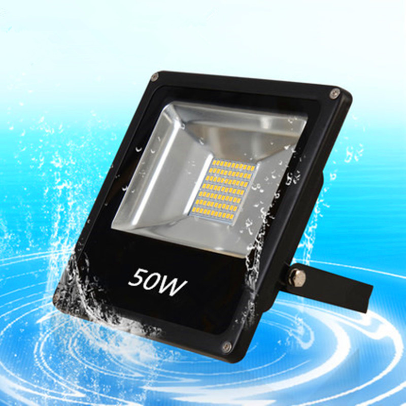 LED DC24V Outdoor Flood Light 10W 20W 30W 50W Waterproof Reflector Spo tlight 12V Led Floodlight AC 230V Advertisement lighting