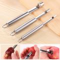 1Pcs Stainless Steel Apple Corer Fruit Seed Core Remover Pear Apple Cherry Corer Seeder Slicer Knife Kitchen Gadgets Fruit Tools