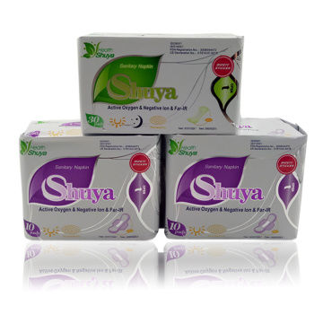 5 Packs/lot Anion pads sanitary napkin Shuya menstrual pads women health care love strip feminine anion sanitary pads 68 pcs