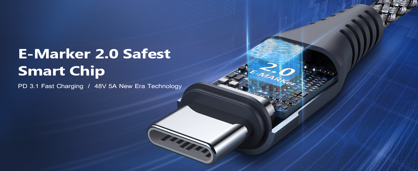 E-marker usb c cable