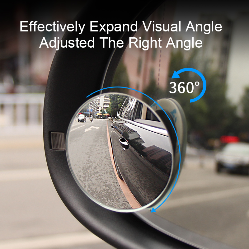 Wide angle blind spot Convex Mirror Car accessories 360 Degree Rotable Parking Mirror Auto Exterior accessory