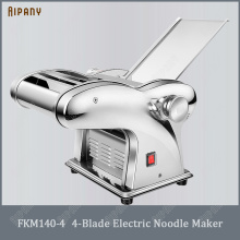 FKM140 series electric noodle maker with 1/2/3/4 blade stainless steel dough sheeter dough roller automatic pasta maker machine