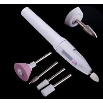 6 in 1 Electric Nail Art Tool Set Toe Drill Buffing Files Pen Manicure Salon Shaper Grinding Remove Calluses Polisher Nails Tool