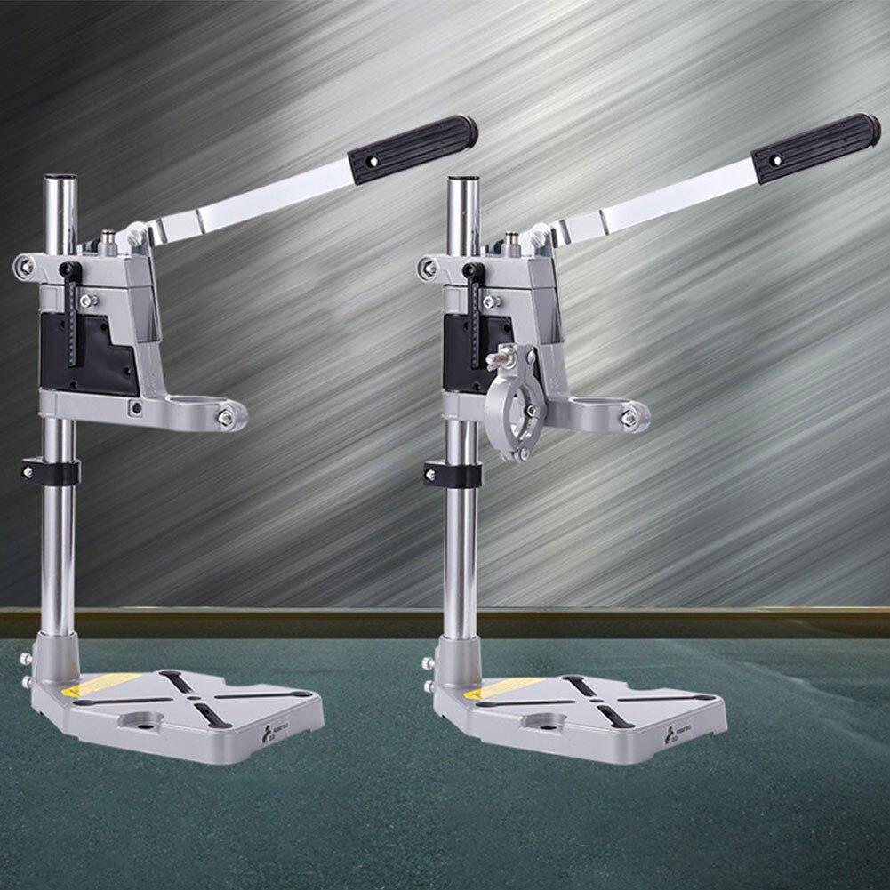 Electric Drill Bracket Workstation Drill Press Stand Adjustable Desktop Drill Stand Multifunction Aluminum Base Repair Tool