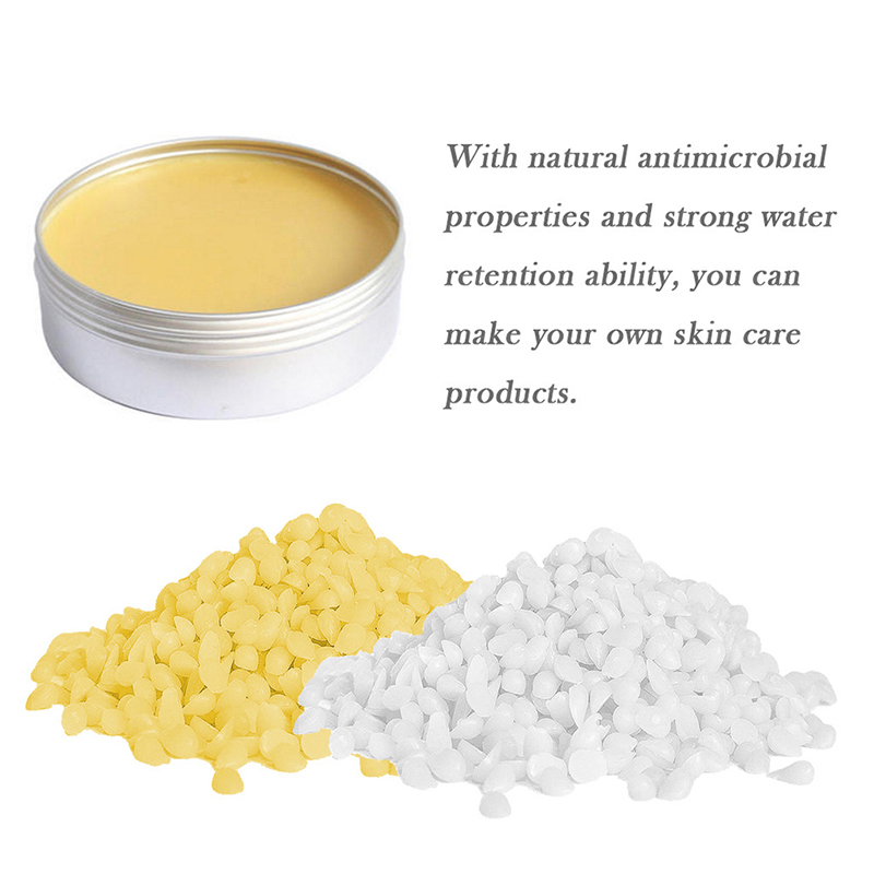50g Pure Natural Beeswax Candle Soap Making Supplies No Added Soy Lipstick Cosmetics DIY Material Yellow Bee Wax Cera Flava