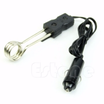 New Safe Portable 12V Car Immersion Heater Auto Electric Tea Coffee Water Heater