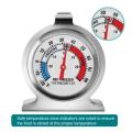 Refrigerator Freezer Thermometer Refrigerator Stainless Steel Durable Dial Fridge Oven Kitchen Baking Supplies Measuring Tools