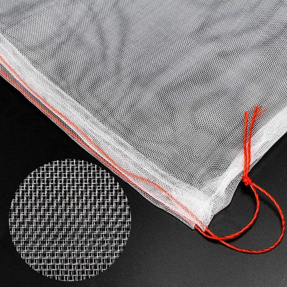 100pcs Garden Fruit Vegetable Grapes Protection Bags 90 Mesh Netting Bags Agricultural Pest Control Anti-bird Grow Bags