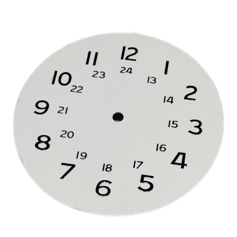 custom white finished watch dial 