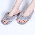 2020 new Plus Size 36-41 Winter Fashion Women Home Slippers Faux Fur Warm Shoes Woman Slip on Flats Female Fur Flip Flops c127
