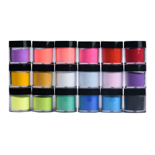 Nail Glitter 18 Colors Acrylic Nail Art Tips UV Gel Powder Dust Design Decoration 3D Manicure Dipping Powder Nails Nagels Dippin