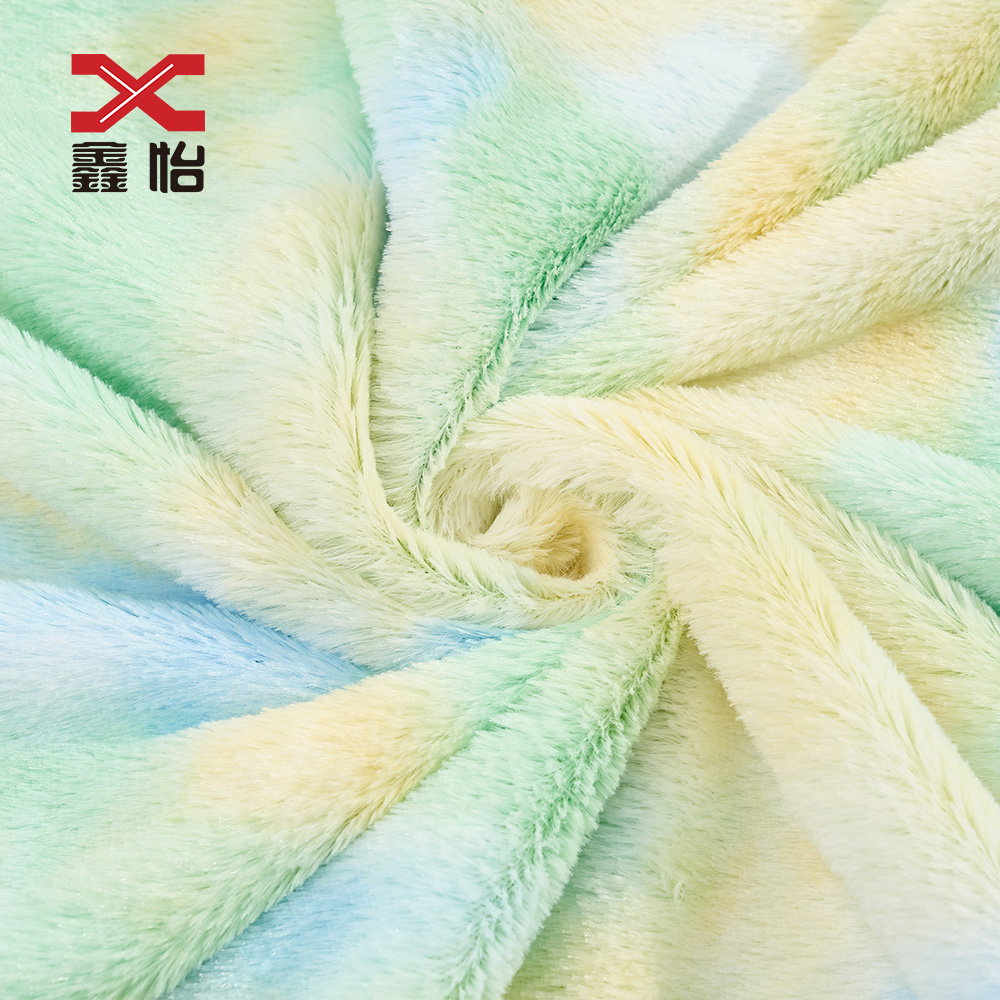 Plush Printed Fabric
