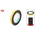 Uxcell 5M 10/15/45mm Single Sided Sponge Tape Adhesive Sticker Foam Glue Strip Sealing Sponge Foam Rubber Strip Neoprene Tape