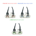 12V LED Motorcycle Switch Handlebar Adjustable Mount Waterproof Switches ON-OFF Push Button Headlight