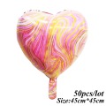 Heart agate pink