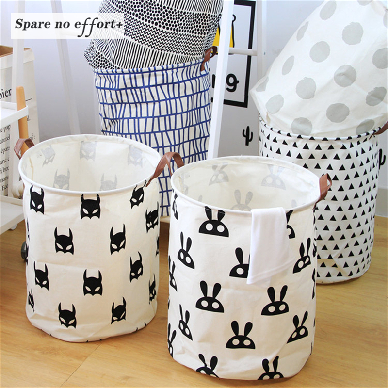 Laundry Basket Dirty Cloth Cartoon Castle Baby Clothes Baskets Waterproof Storage Basket For Toys Organzier Folding Storage Bags