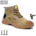 Dropshipping Women Work Sneakers Men Safety Shoes Steel Toe Cap Anticollision Fashion Outdoor Plus Size ROXDIA Brand RXM231