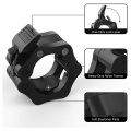 -50mm Barbell Clamps Olympic Weight Bar Plate Locks Collar Clips Quick Release for Workout Weightlifting Fitness Training