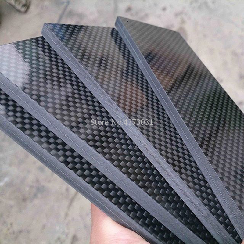 1piece 3K Carbon fiber board for DIY knife handle material Twill produce material
