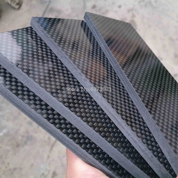1piece 3K Carbon fiber board for DIY knife handle material Twill produce material