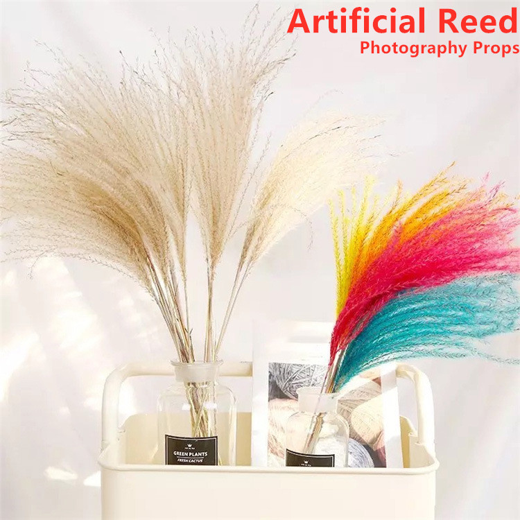 Artificial reed dried flowered shooting props ornaments hand-held photography background photography props for photo studio