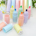 6 Pcs Mini Smile Egg Candy Banana Highlighter Pens Marker Pen Cute Stationery Material Escolar Papelaria Writing School Supplies