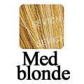 med blond hair fiber