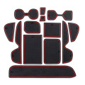 Anti-Slip Mat for Phone Gate Slot Mats Cup Rubber Pads Rug for Toyota RAV4 2019 2020 XA50 RAV 4 50 Car Stickers Accessories