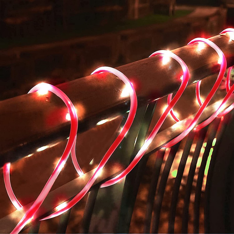 12M 100LEDs Solar LED Soft tube String Lights