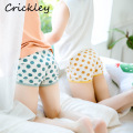 Children Cotton Underwear Cartoon Pattern Boxer for Boys Girls Knickers Soft Breathable Underpants Candy Color Dots Kids Briefs