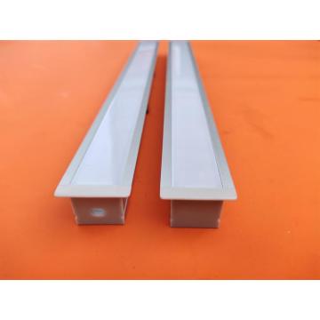 Free Shipping 1M/PCS 10M/LOT Shallow Recessed Aluminium LED Profile Extrusion for LED Strips Kitchen Cabinet Lighting