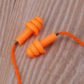Soft Silicone Wired Ear Plugs Noise Reduction Caps Earmuffs Hearing Protection Dropshipping
