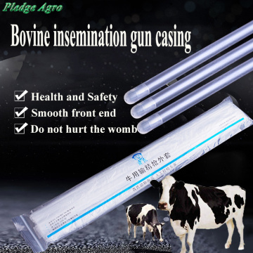 20pcs disposable cattle cow bovine artificial insemination gun catheter sleeve casing medicina veterinaria veterinary equipment