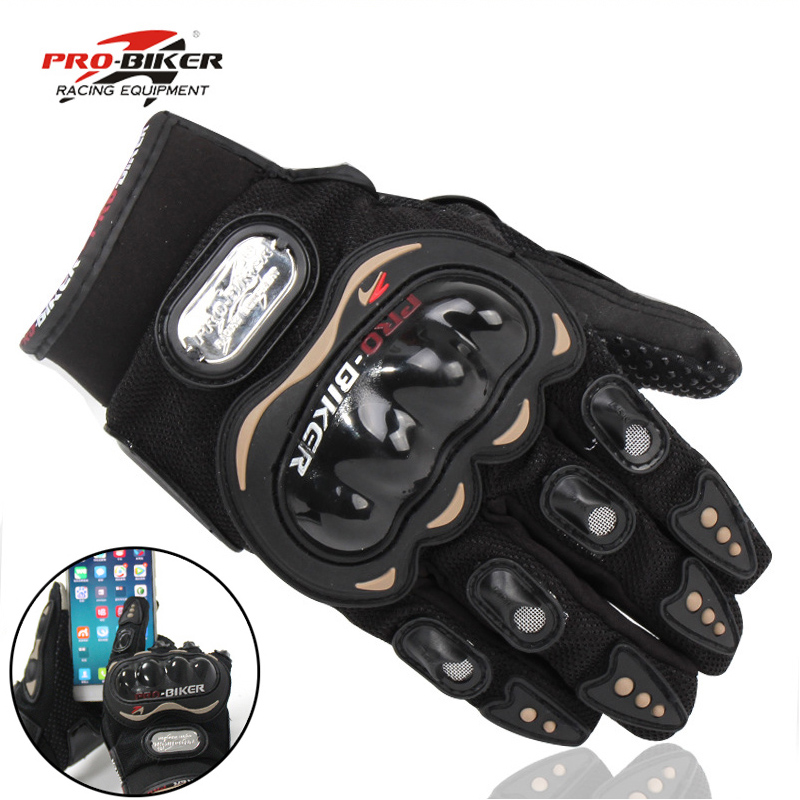 Free Shipping Touch Screen Motorcycle gloves retro PRO Moto racing gloves Men's Motocross full finger gloves M/L/XL/XXL