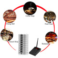 Restaurant 999CH Wireless Queuing Paging System 1 Transmitter+10 Coaster Pagers SU-669S for cafe restaurante queuing