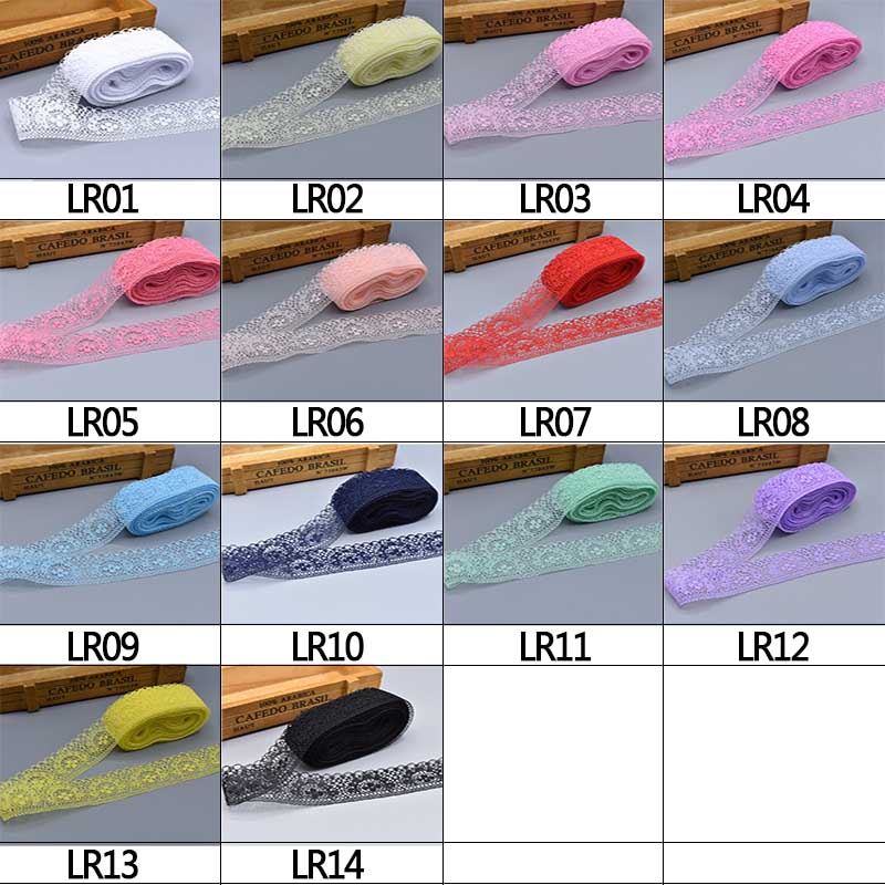 10Yard/lot 4CM Lace Ribbon Lace Trim Fabric for Wedding Decoration Sewing DIY Girls Clothing Applique Embroidered Handmade Craft