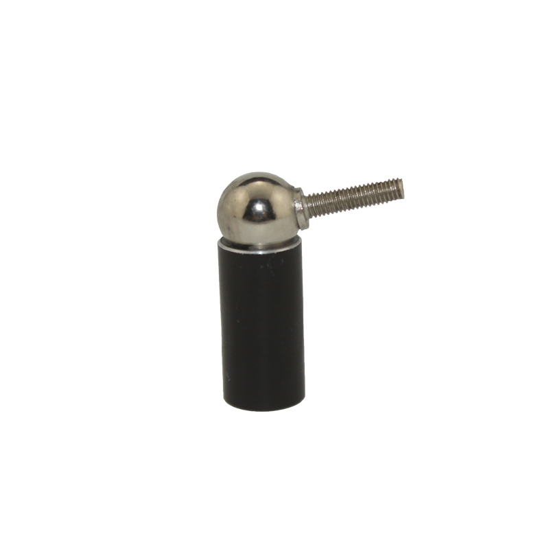 KD310 3d printer connection Steel ball Black epoxy Aluminum rod end with thread hole permanent universal magnetic ball joint