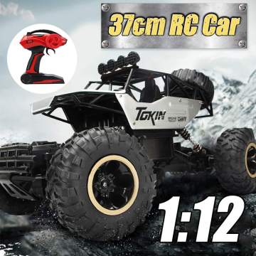 Christmas Gift 37cm Large 4WD RC Cars Updated Version 2.4G Radio Control RC Cars Toys Buggy~High speed Trucks Off-Road Trucks