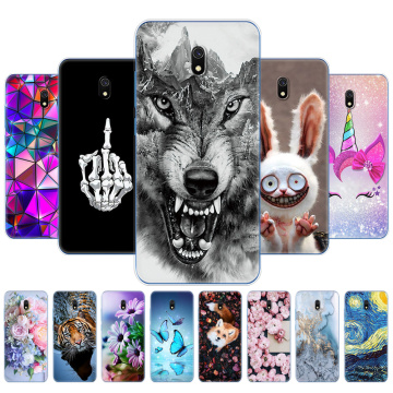 Case for xiaomi redmi 8a cases full protection soft tpu back cover on redmi 8a bumper hongmi 8a phone shell bag coque animal dog