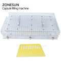 ZONESUN 400 Holes Manual Capsule Filling Machine #0 manual encapsulator capsule filling board