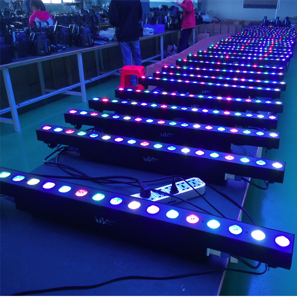 10w Rgbw Dmx Led Flood Light Production Line Ev Jpg