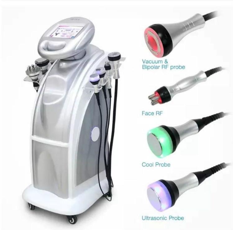 2019 Newest 7 in 1 hot sales 80K cavitation + 40K Vacuum Cavitation System ultrasound tripolar sixpolar body slimming machine