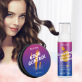 2pcs/set Hair Wax Cream Hair Foam Mousse Edge Control Long-lasting Hair Cream Finishing Anti-Frizz Fixative