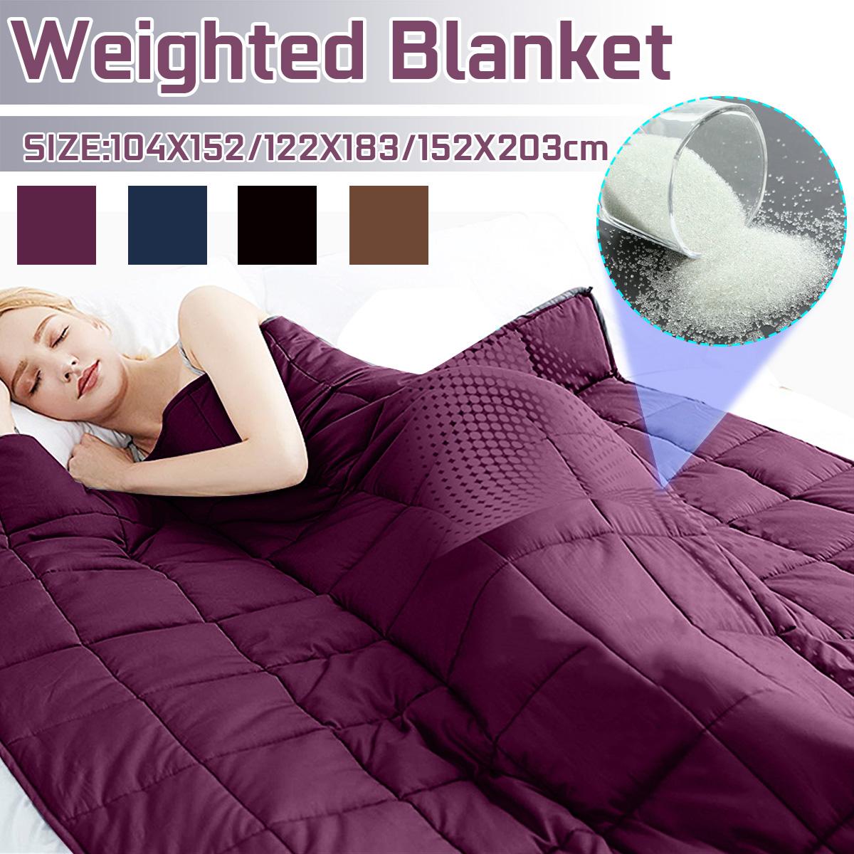Weighted Blanket for Adult Children Blankets Decompression Sleep Aid Pressure Weighted Quilt Soft Heavy Blanket for Bed Sofa