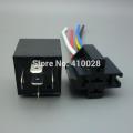 shhworldsea 1set =1pcs relay+1pcs reley socket car Auto Truck 12V 12 Volt DC 40A AMP Relay & Socket SPDT 5Pin