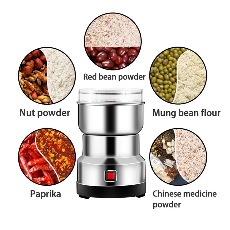 Electric Coffee Grinder Kitchen Cereals Nuts Beans Spices Grains Grinding Machine Multifunctional Home Coffe Grinder Machine