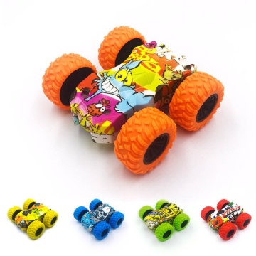 Inertia Double-sided Stunt Car Friction Powered Fall-resistant Tumbling Crawle Off-road Vehicle Rotate 360 Degrees Car Toys