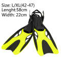 yellow fins L XL