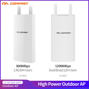 Outdoor Wireless WIFI Extender 300Mbps 1200Mbps 2.4GHz 5G Wide-Area Waterproof Wi-Fi Amplifier Wifi Router Antenna